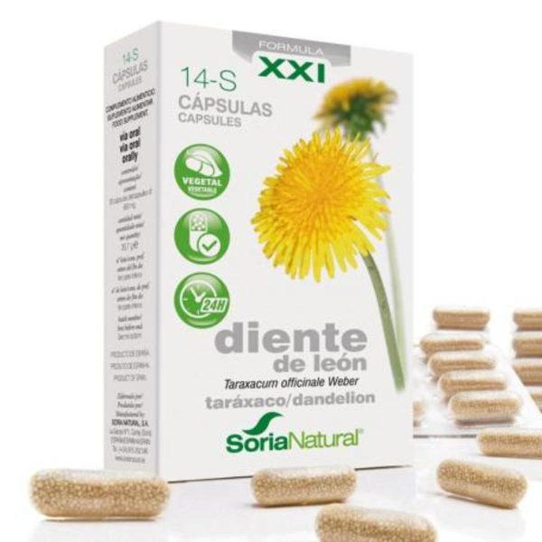 14-S Dente di leone Rilascio Prolungato 30 Capsule Soria Natural