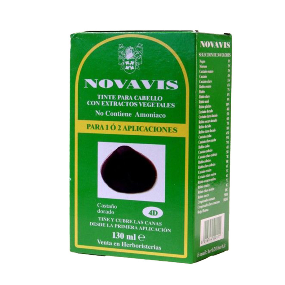 4D Novavis Castaño Dorado Novavis – 130ml