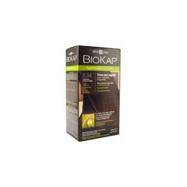 5.34 Honey Chestnut Gentle Dye- Castano Miele Biokap – 140ml