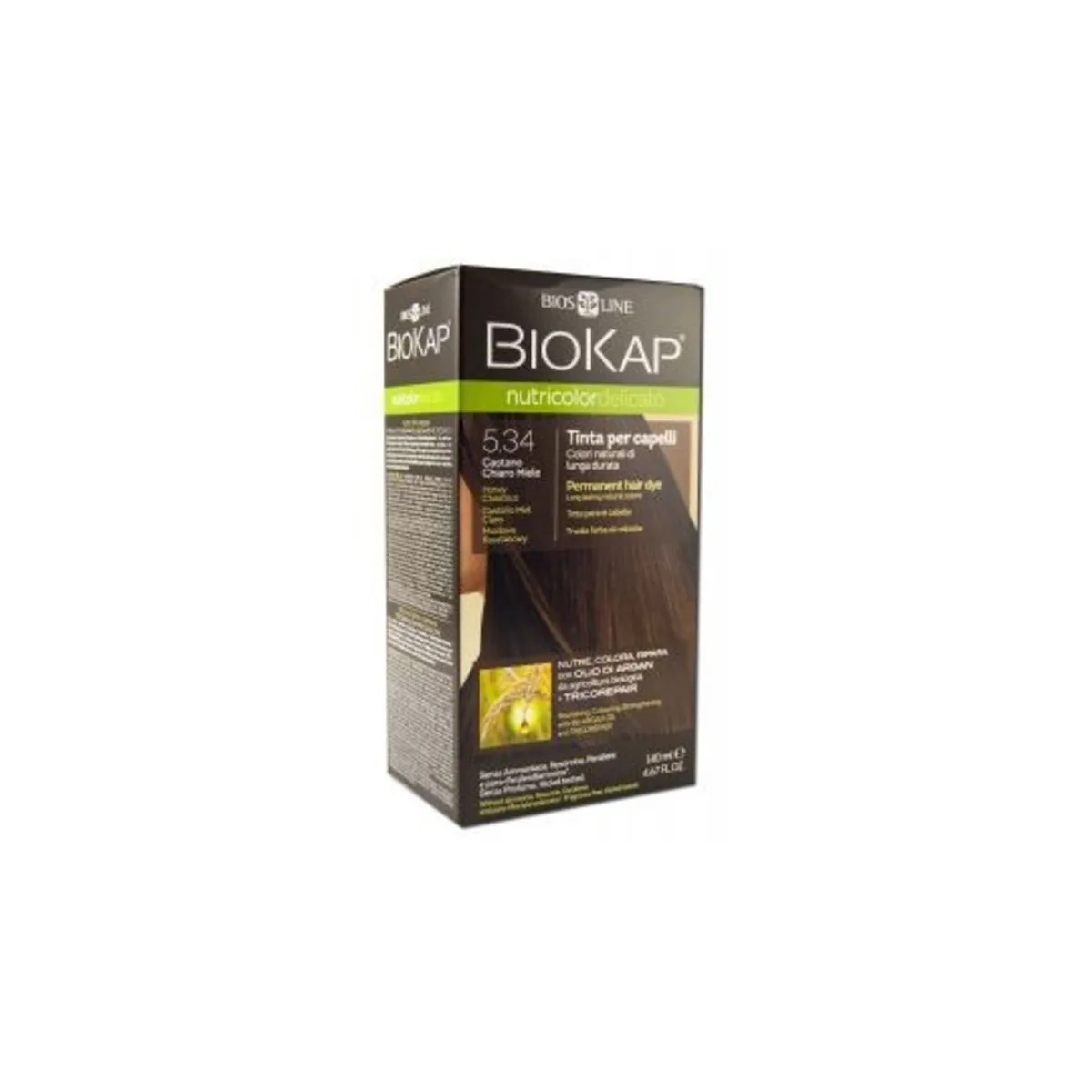 5.34 Tintura Suave Castanha Mel Biokap – 140ml