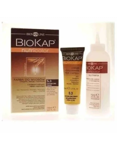 6.3 Donkere Gouden Blond Verf- Donker Goudblond Biokap – 140ml