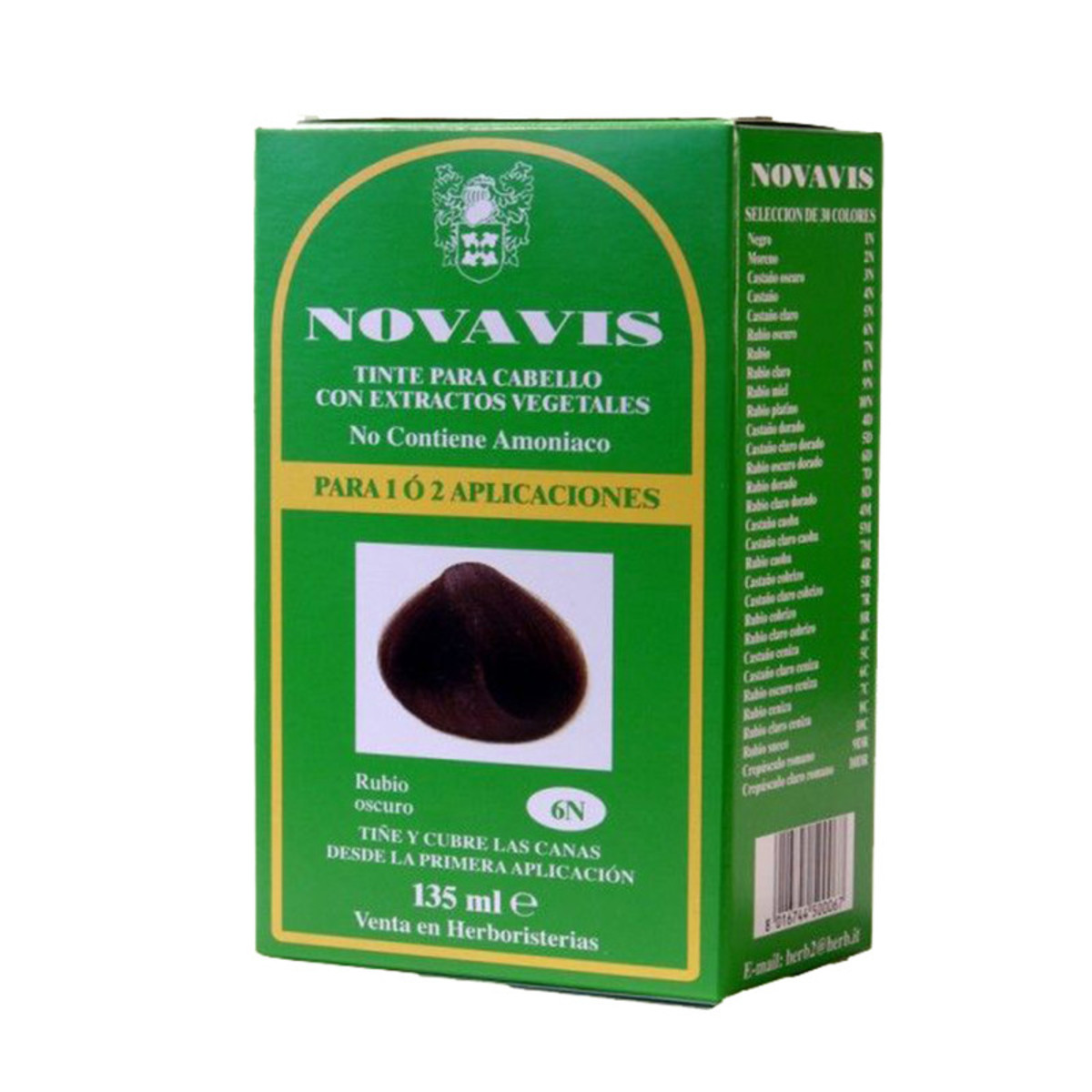 6N Novavis Rubio Oscuro novavis – 135ml