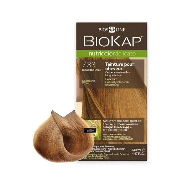7. oude Blond Wheat Zachte Kleurstof – 140 ml Rubio Biokap – 33g