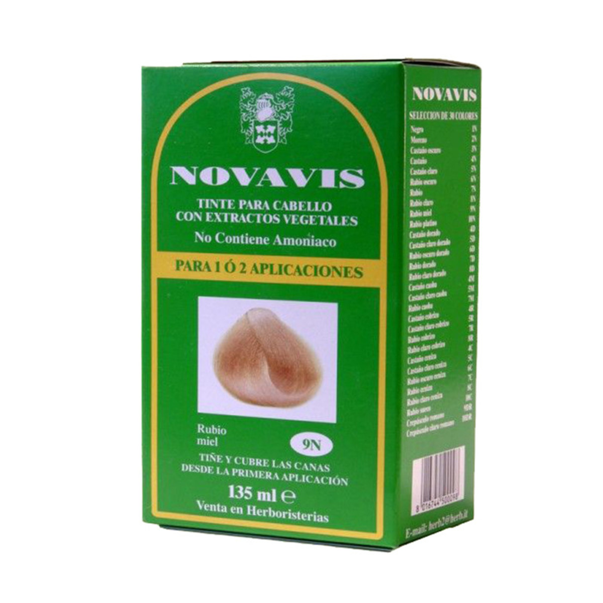9N Novavis Rubio Miel Novavis – 135ml