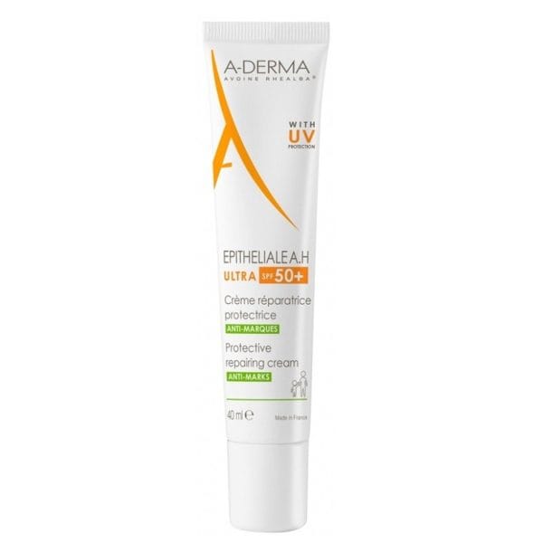A-Derma Epitheliale A.H ultra SPF50+ Gezichtscrème repareert en beschermt 40ml