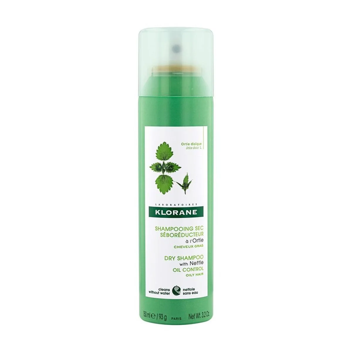 À Hortelã-Pimenta Champô Seco Seborregulador Cabelo Oleoso – Klorane – 150ml