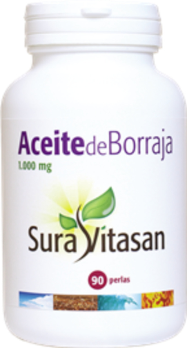 Aceite Borraja 1000 mg Bio 90 Perla Sura Vitasan