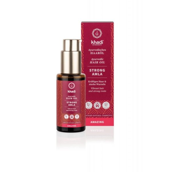 Huile Capillaire Amla Fortifiant Brillance khadi – 50ml