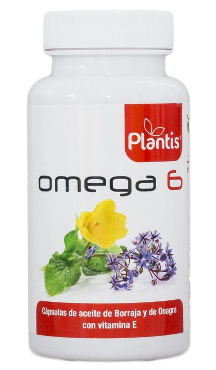 Aceite de Borraja y Onagra con Vitamina E 410 cápsulas Plantis Omega-6