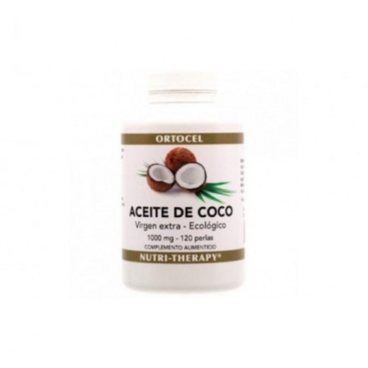 Aceite De Coco 1000 mg 120 Perlas Bio Ortocel Nutri-therapy