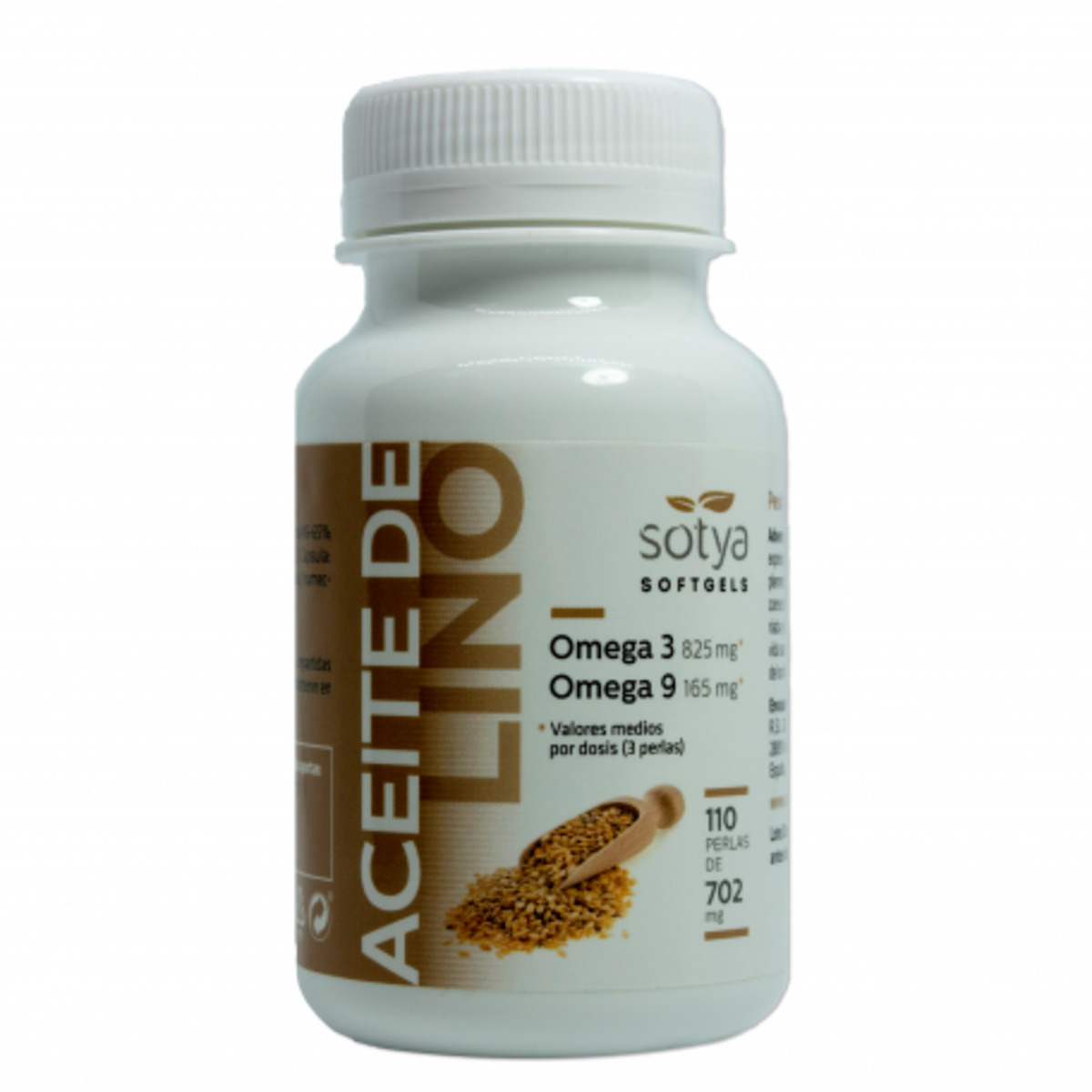 Aceite De Lino 702 mg 110 Perlas Sotya
