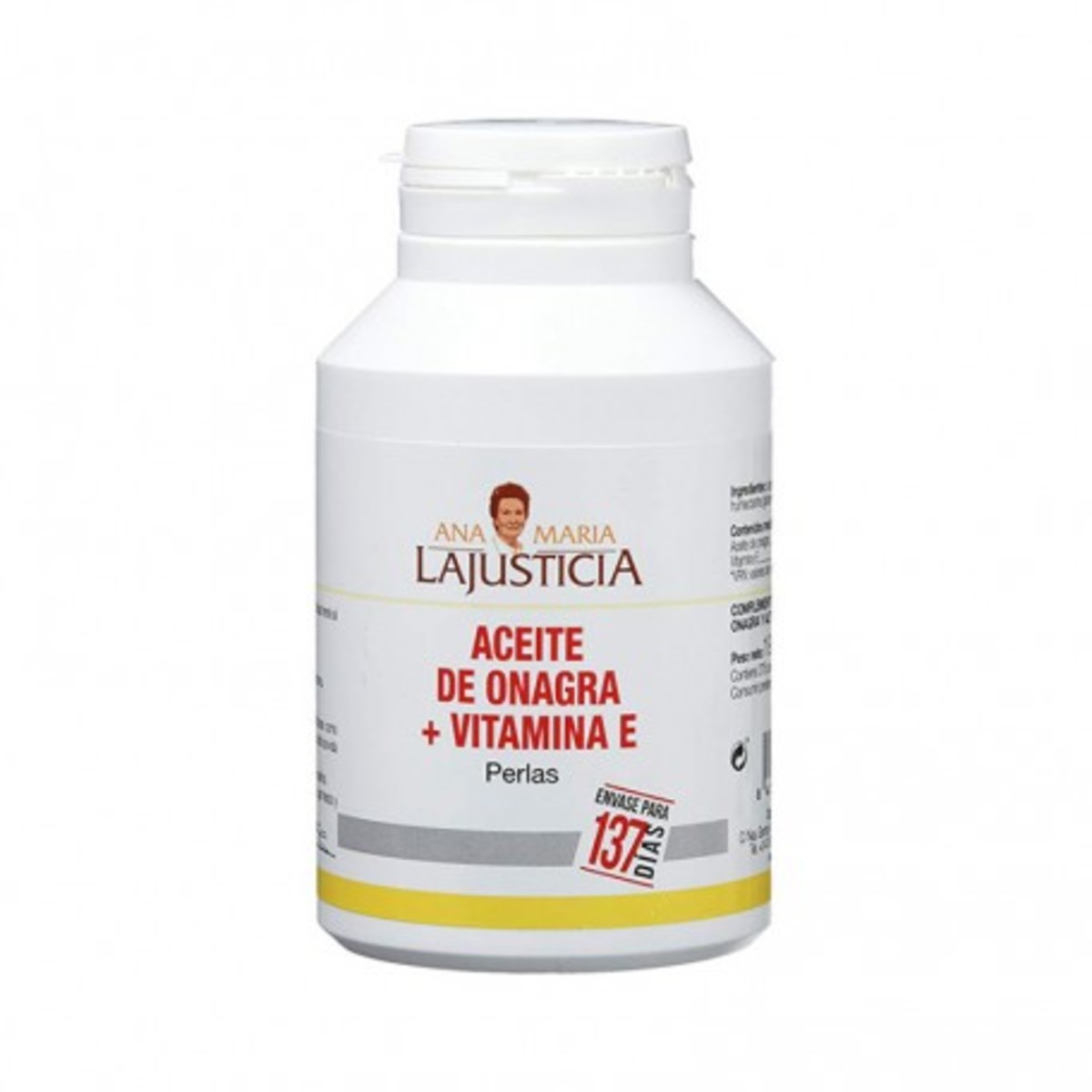 Aceite de Onagra+ Vitamina E 275 Perlas Ana María Lajusticia