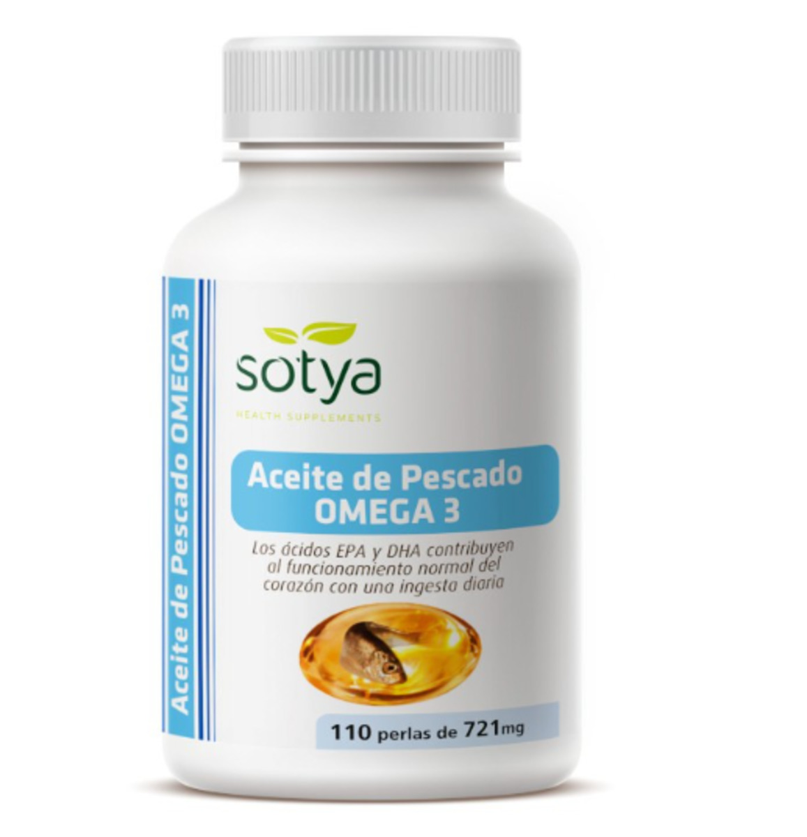 Aceite de Pescado Omega 3 721 mg 110 Perlas Sotya