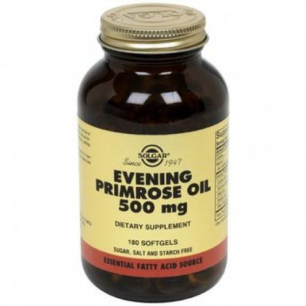 Huile de Primevère rose 500 mg 180 Perles Solgar
