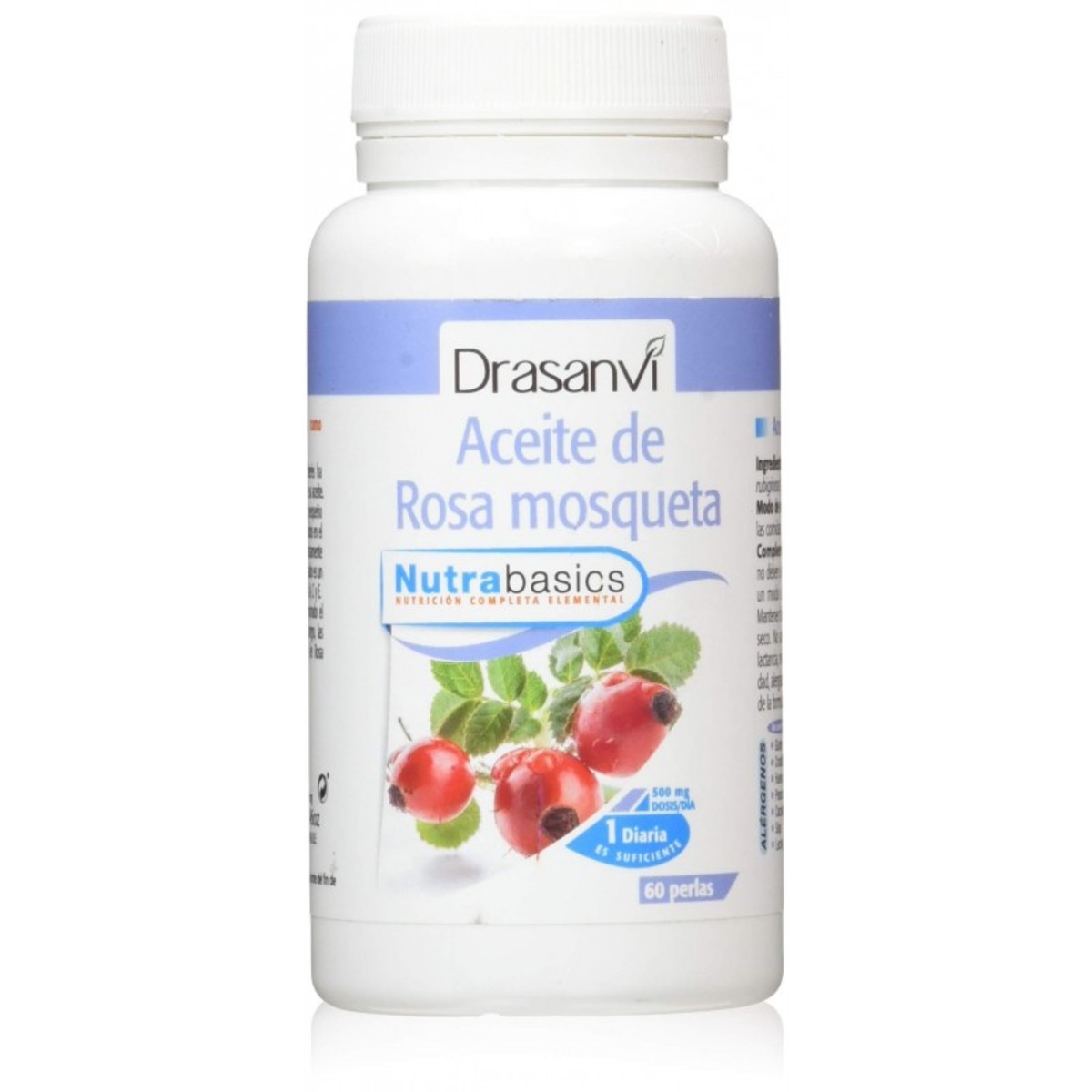 Aceite de rosa mosqueta 500 mg 60 perlas – Drasanvi