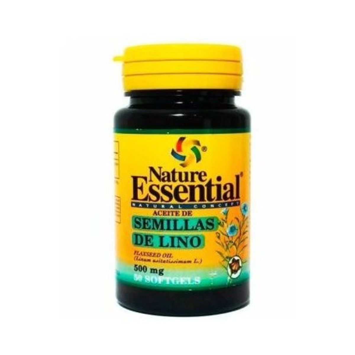 Aceite de Semillas de Lino 500 mg 50 Perlas Nature Essential