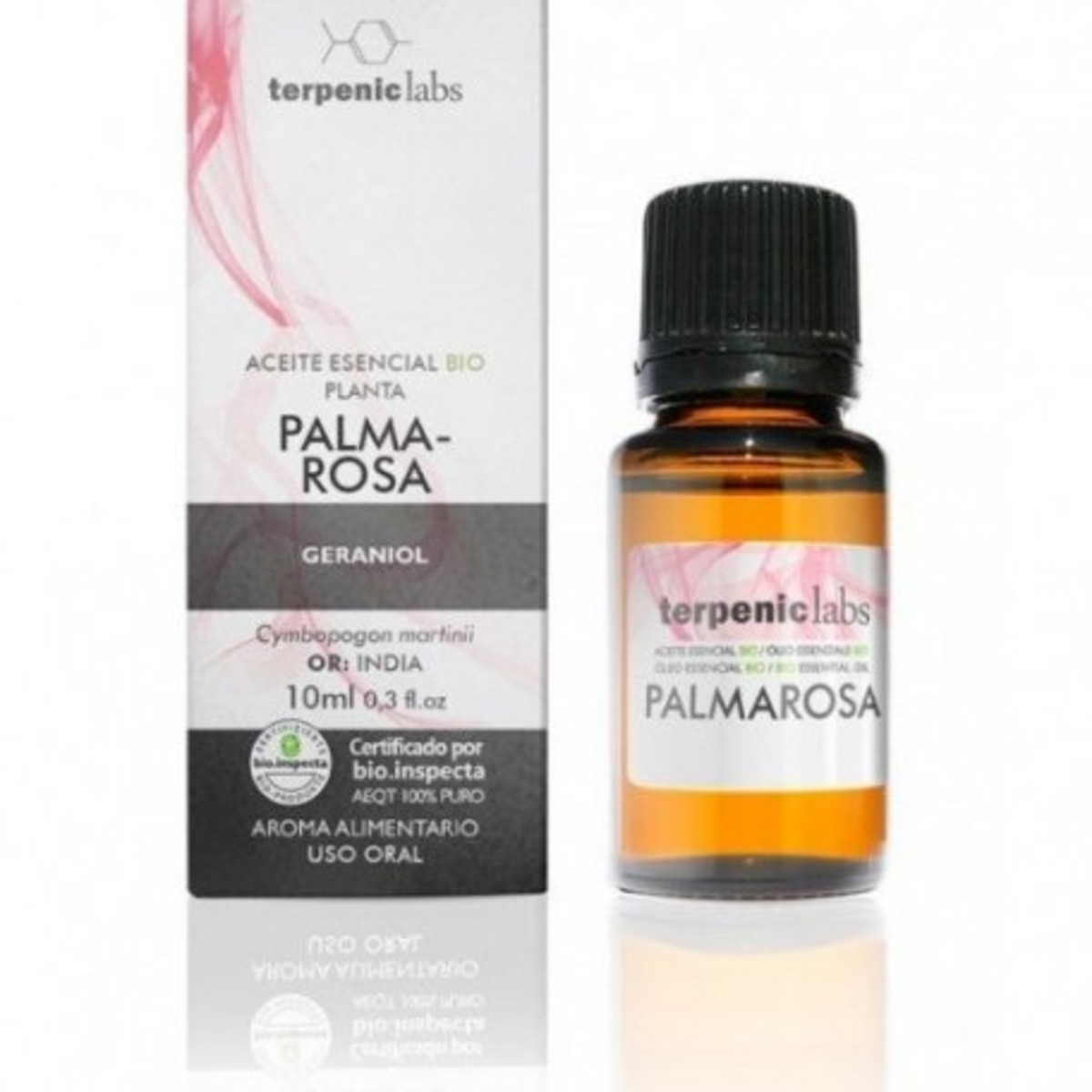 Aceite Esencial Alimentario Bio de Palmarosa Terpenic Evo – 10ml