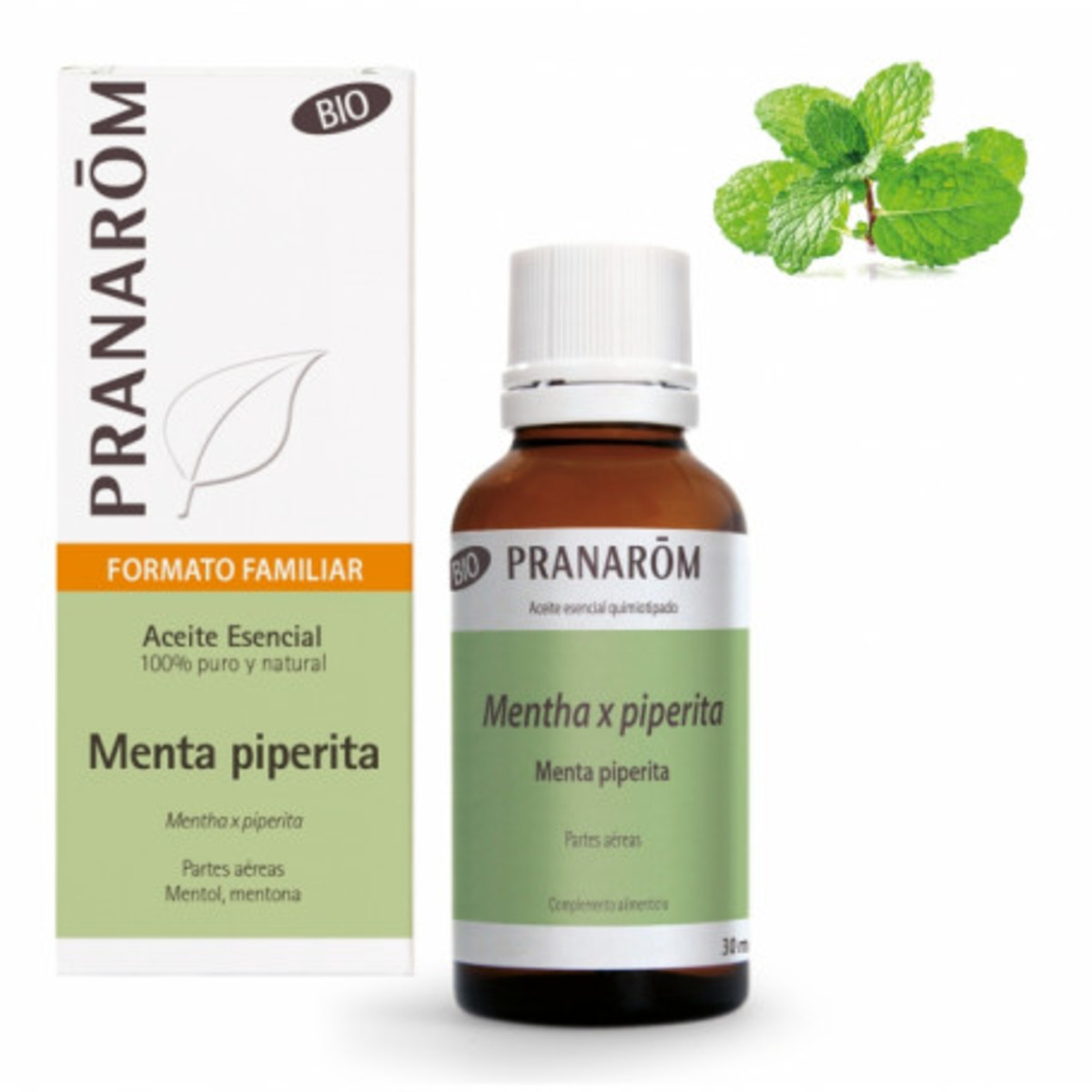 Aceite Esencial Menta Piperita Bio Pranarom – 30ml