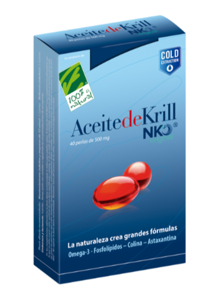 Aceite Krill NKO 40 perlas 100% Natural