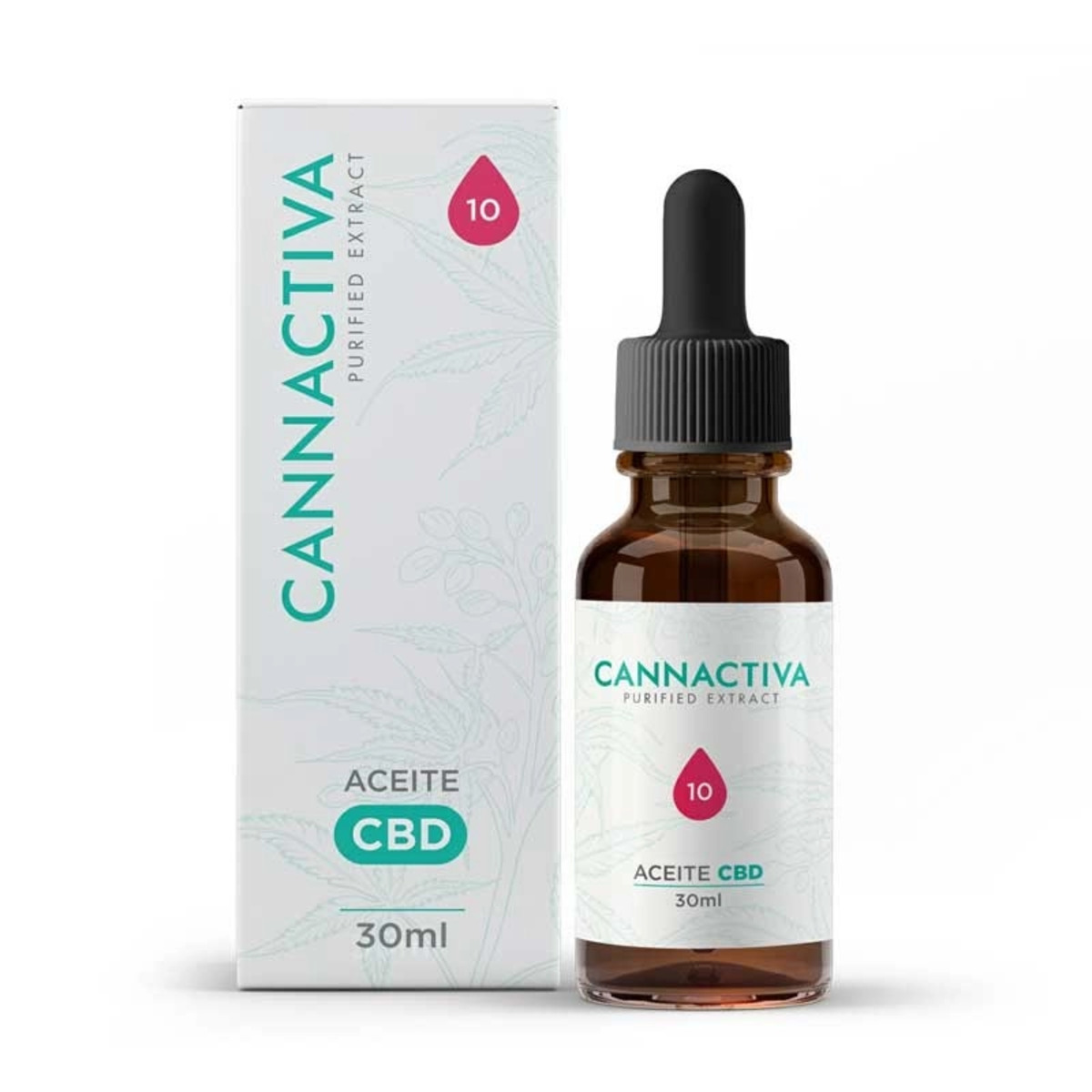 Aceite Purificado CBD Cannabidol 10% Cannactiva – 30ml