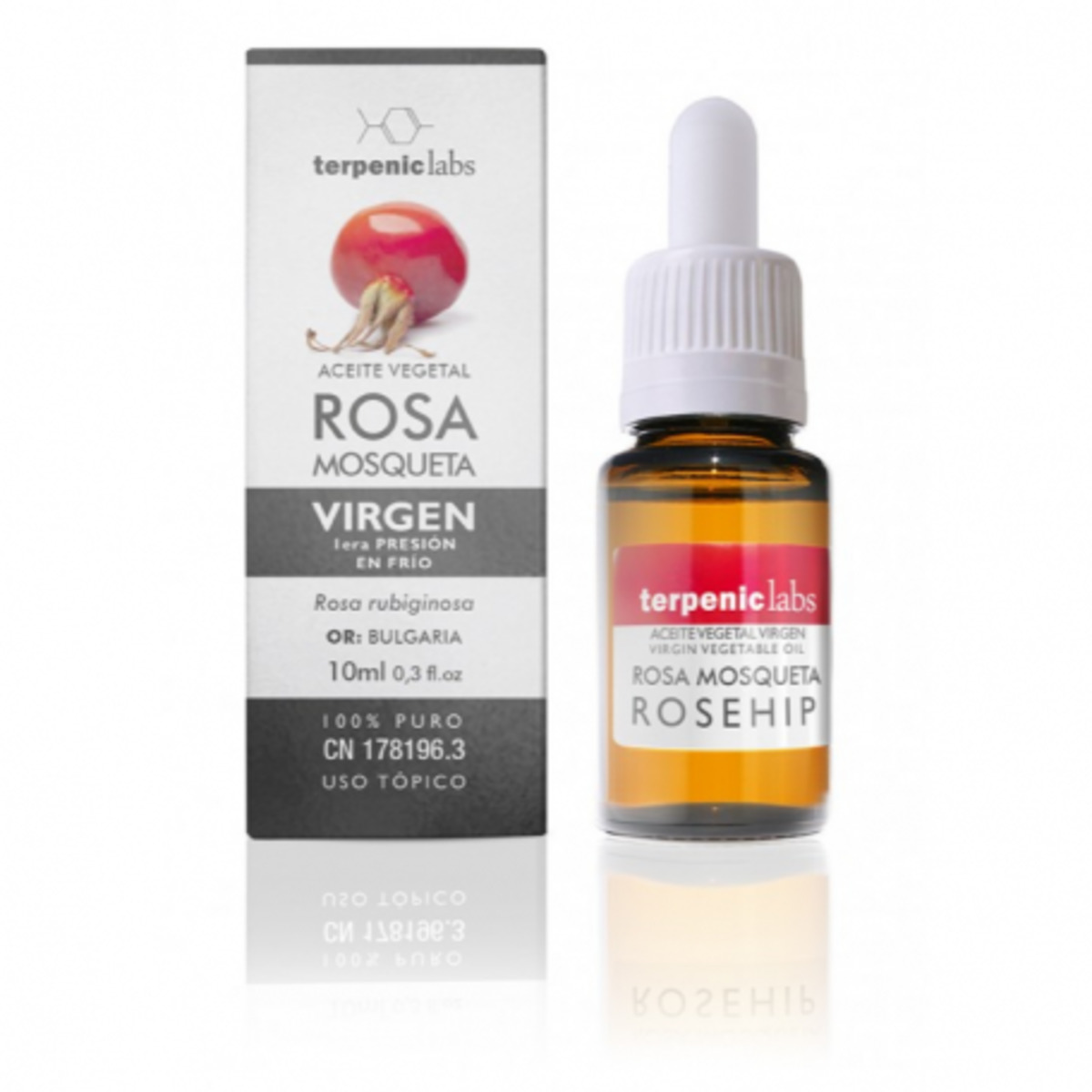 Aceite Vegetal de Rosa Mosqueta Virgen Terpenic Evo – 30ml
