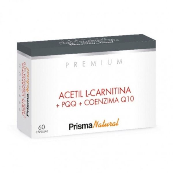Acétyl L-Carnitine+PQQ+Coenzyme Q10 60 capsules Prisma Natural