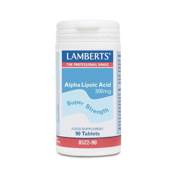 Ácido Alfa Lipóico 300 mg 90 Cápsulas Lamberts