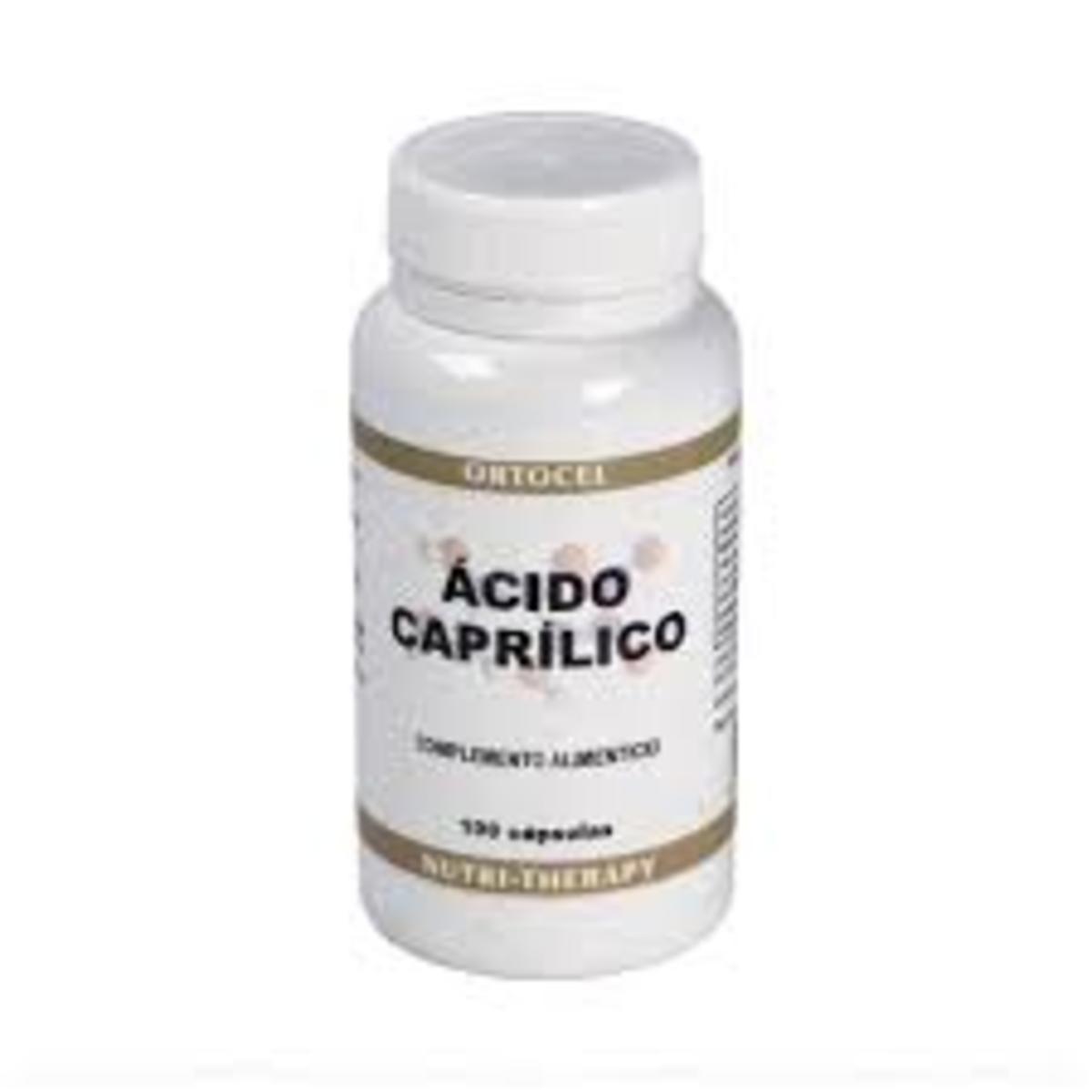 Acido Capíilico 600 mg 100 Cápsulas Ortocel Nutri-therapy