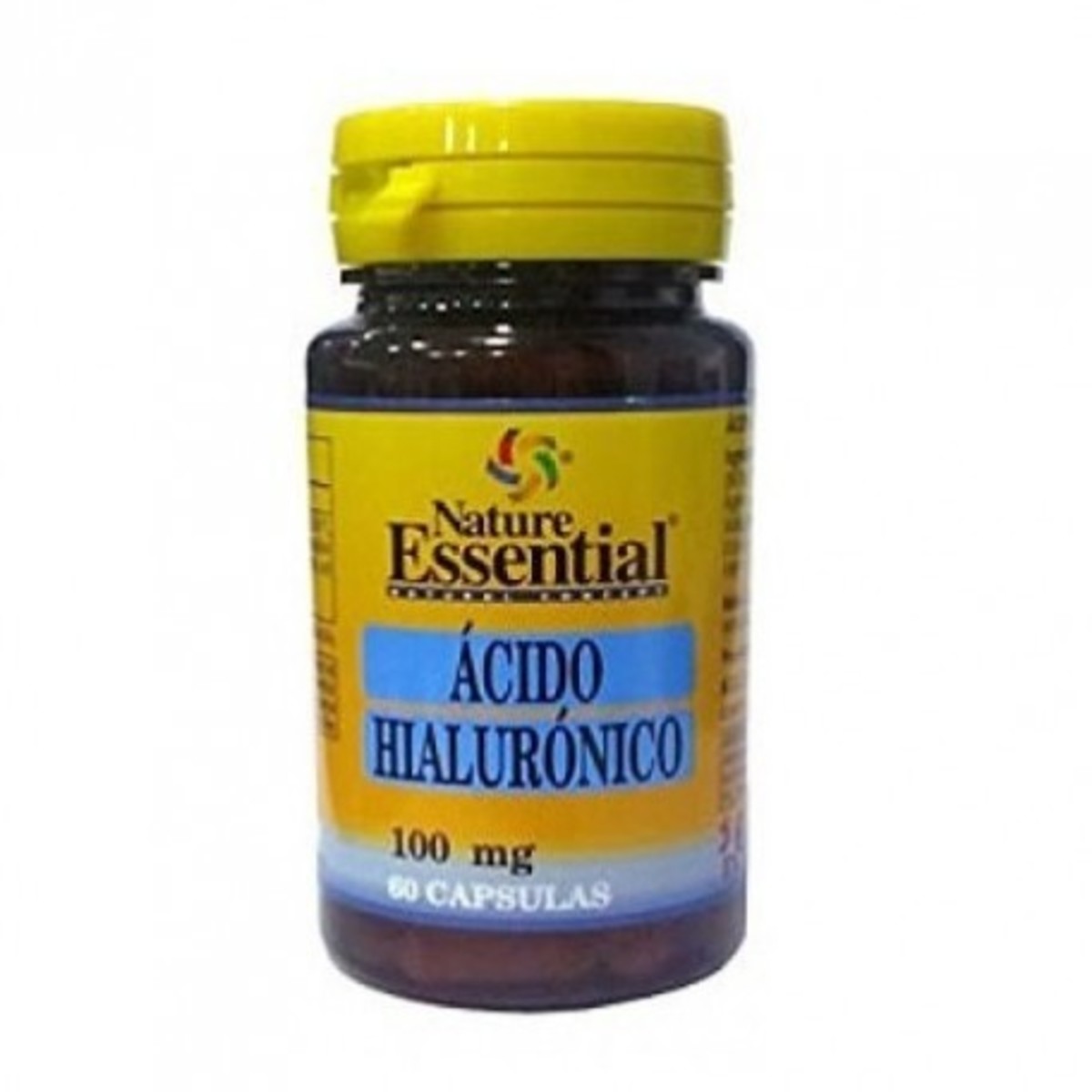 Ácido Hialurónico 100 mg 60 cápsulas Nature Essential