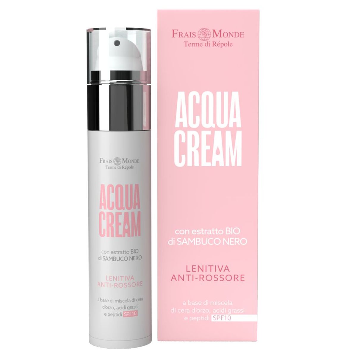 Acqua Cream Face Lenitive Spf10 frais Monde – 50ml