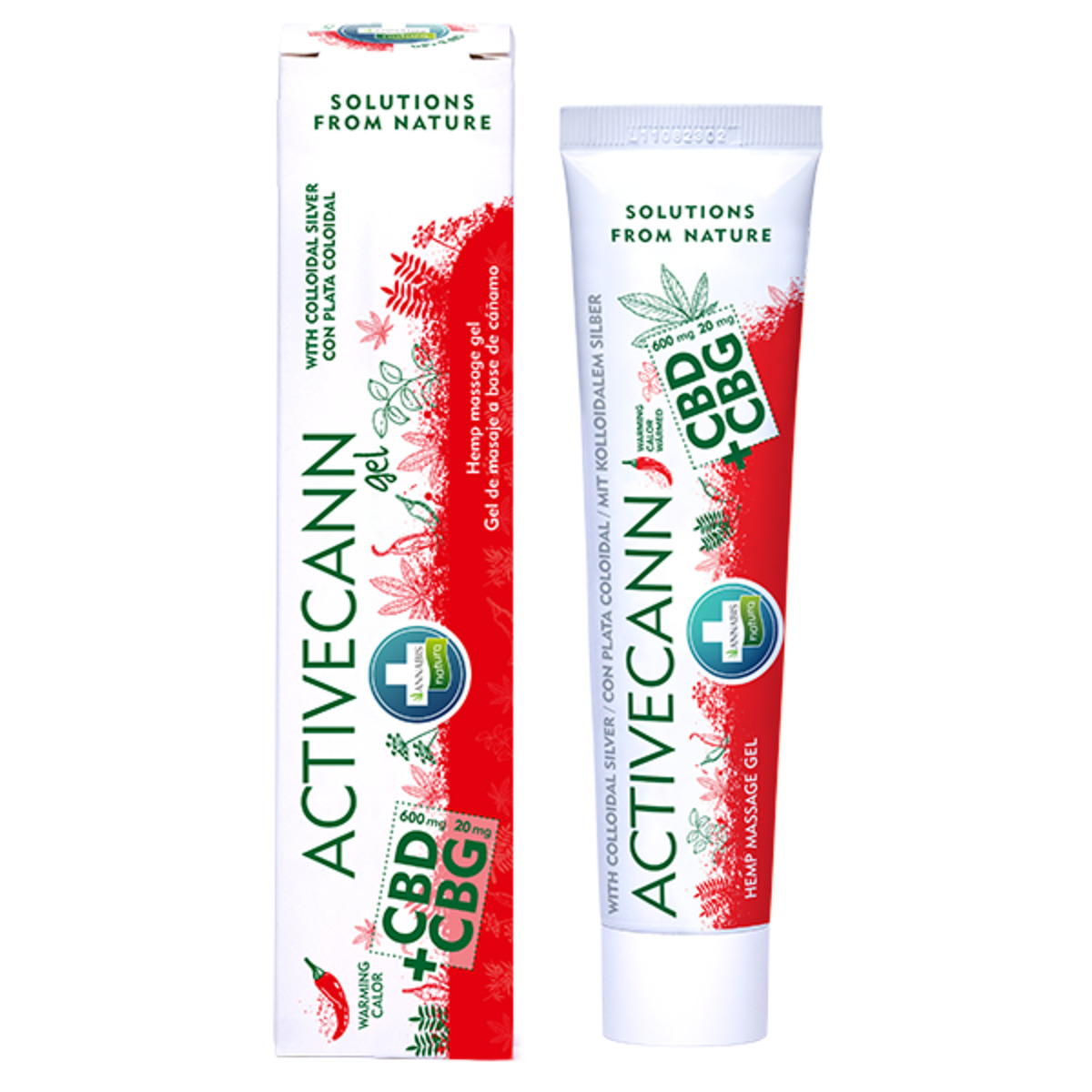 Activecann Gel de masaje Calor CBD + CBG