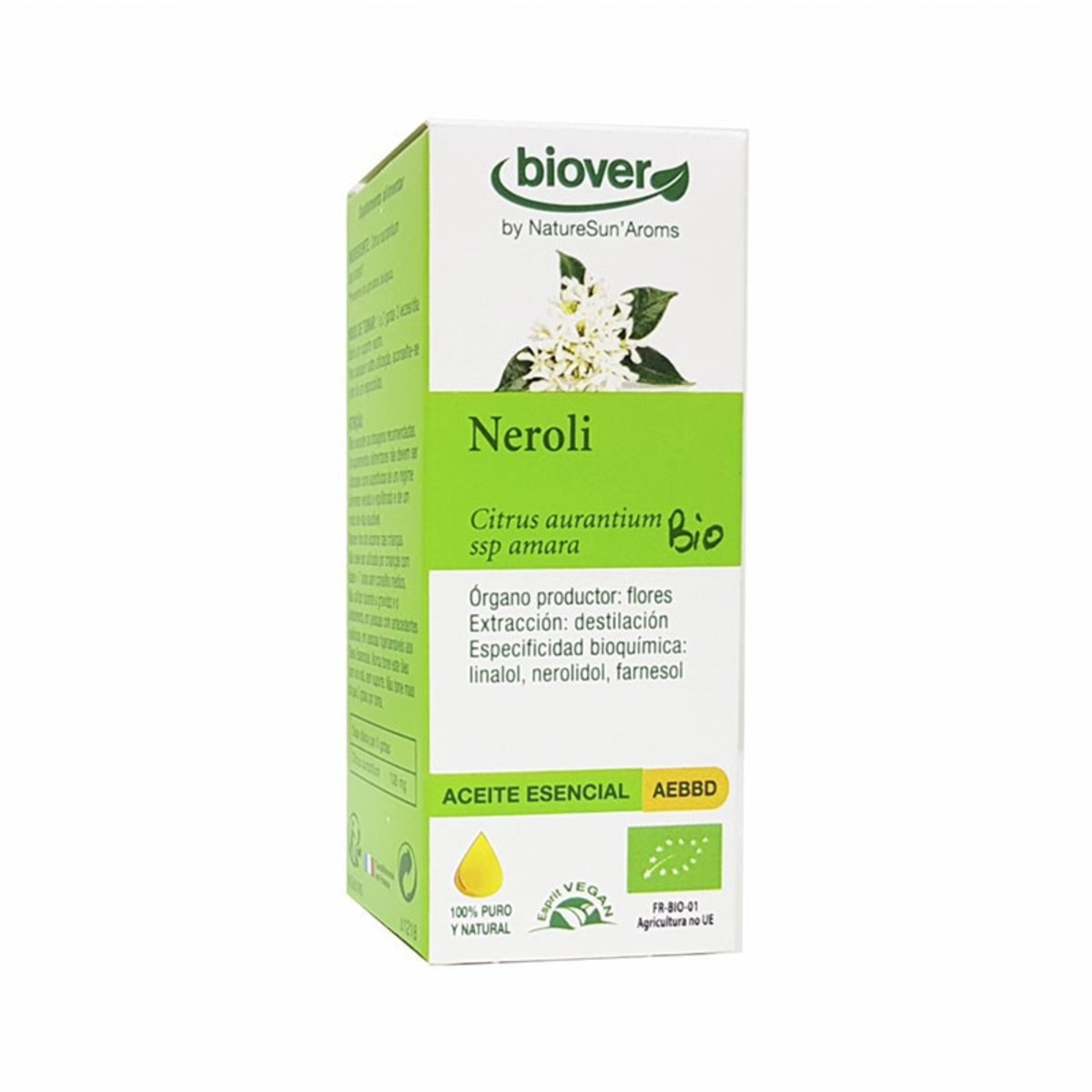 Ae Citrus Aurantium Ssp Amara Neroli 1  ml Bio Biover