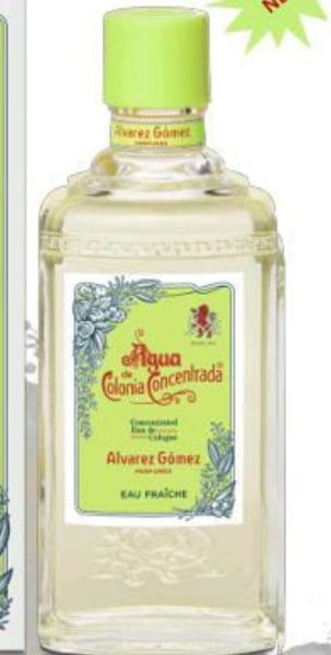 EAU DE COLOGNE CONCENTRÉE EAU FRAICHE ALVAREZ GOMEZ 1 BOUTEILLE 750 ML