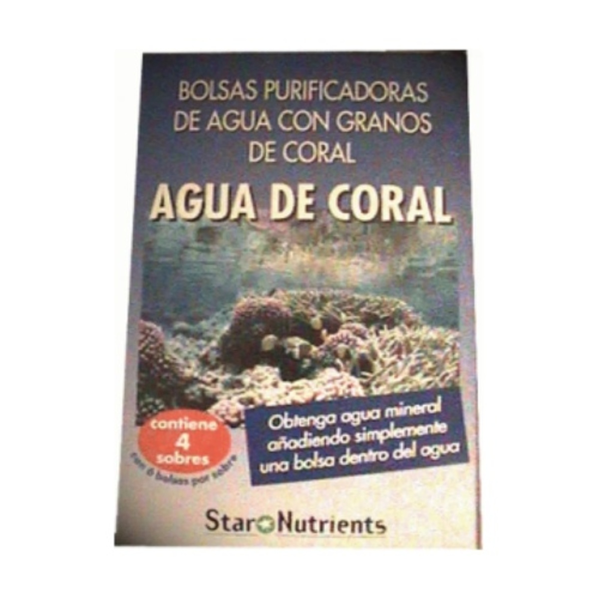 Agua de Coral 4 sobres – Star Nutrients