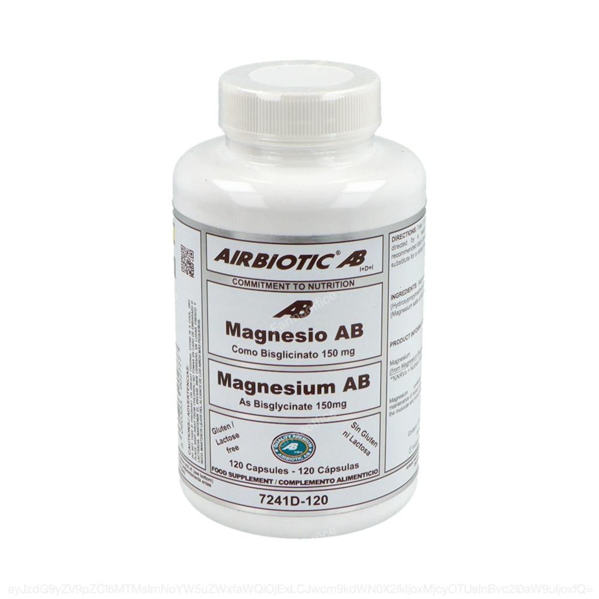 Airbiotic Magnesio Bisglicinato 120 cápsulas