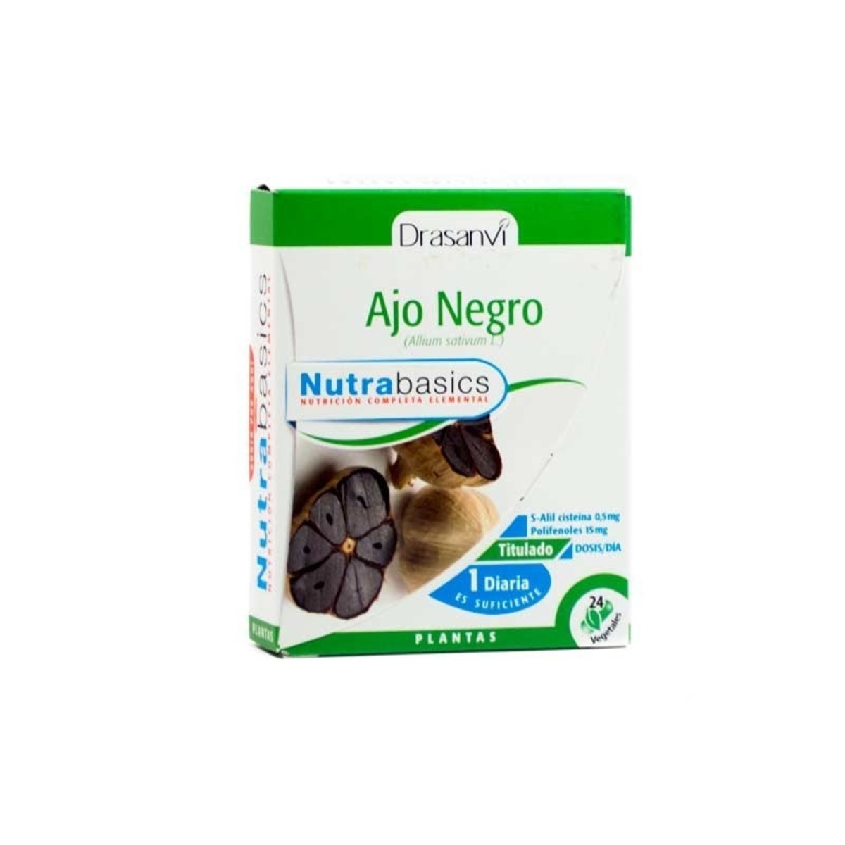 Ajo Negro 24 Cápsulas Nutrabasics Drasanvi