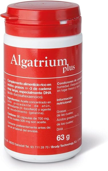 Algatrium Plus 350 Mg DHA 90 perles Brudy Technology