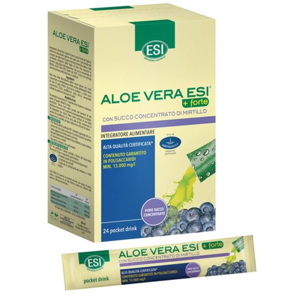 Aloe Vera Succo+Forte Mirtillo 24 Pocket D.Treaptdiet