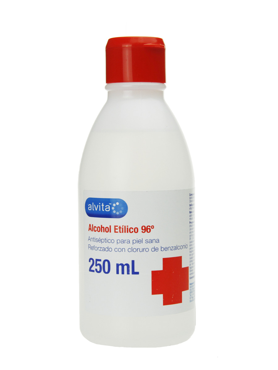 Álcool Etílico Alvita 96º 250 ml