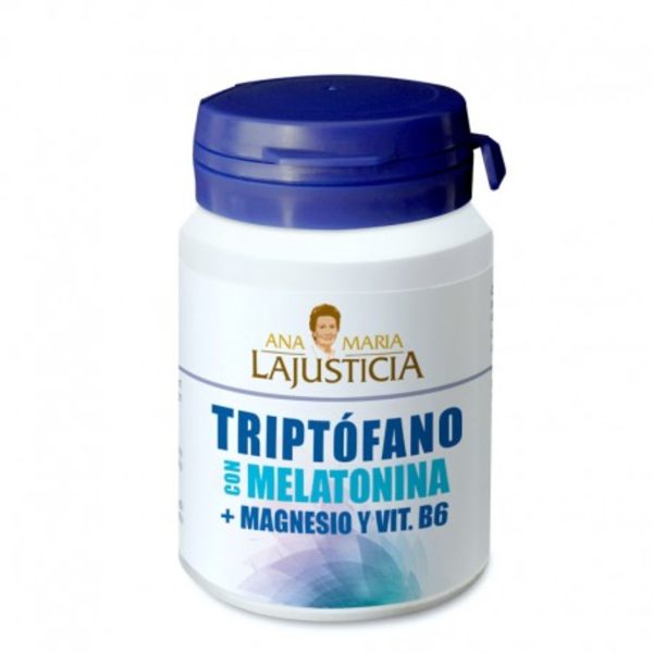 Ana Maria Lajusticia Tryptophane avec Mélatonine+Magnésium et Vit B6, 60 comprimés