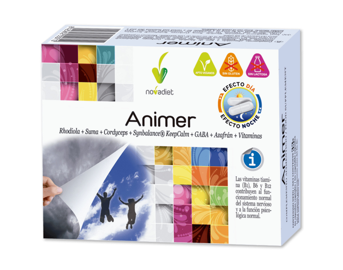 Animer Efecto día/noche 60 cápsulas – Novadiet