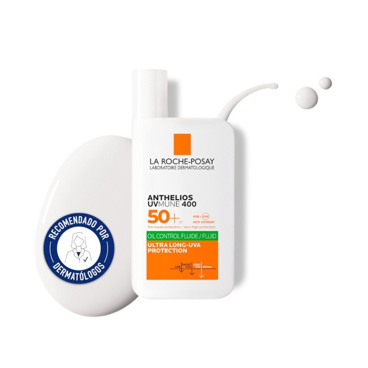 Anthelios Uv-Mune 400 Oil Control Fluide Spf50+ La Roche Posay – 50ml