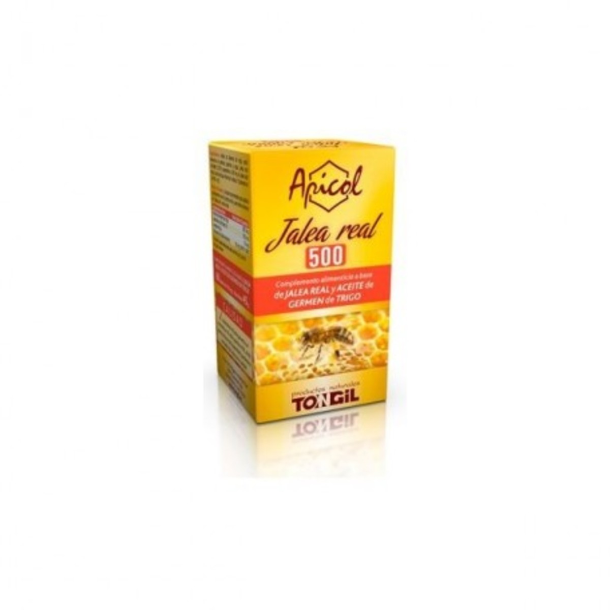 Apicol Jalea real y aceite de germen de trigo 500 60 Perlas Tongil