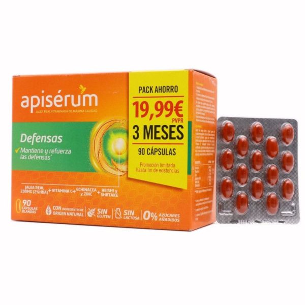 APISÉRUM Difese Pack Risparmio 90 Capsule Morbide