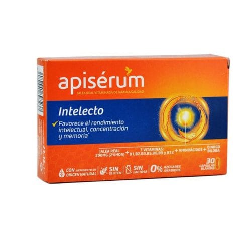 Apiserum Intelecto 30 Cápsulas