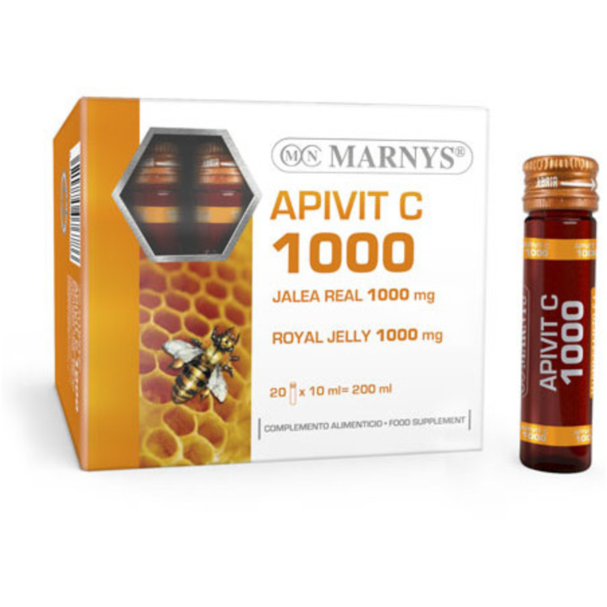 Apivit C 1000 mg 20 frascos – Marnys