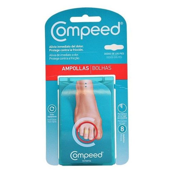 Pansements pour ampoules entre les doigts des pieds 8 U – Compeed