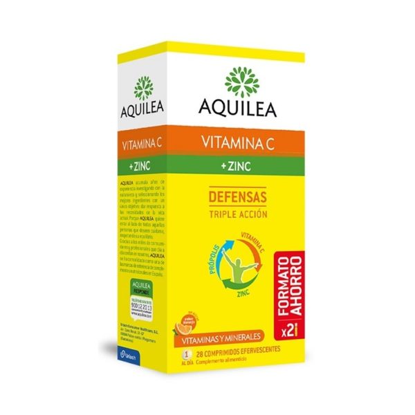 Aquilea Vitamin C + Zink 28 Brausetabletten