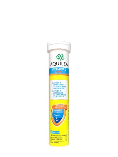 Aquilea Vitamina C Zinco Laranja 14 comprimidos efervescentes