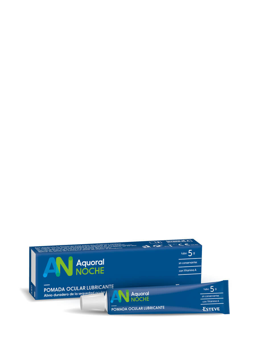 Aquoral noche pomada ocular lubricante de 5 gr